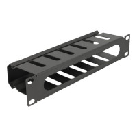 Produktbild för Delock rack cable management routing panel - 1U - 10" - with opening