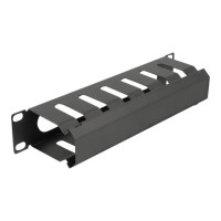 Produktbild för Delock rack cable management routing panel - 1U - 10" - with opening