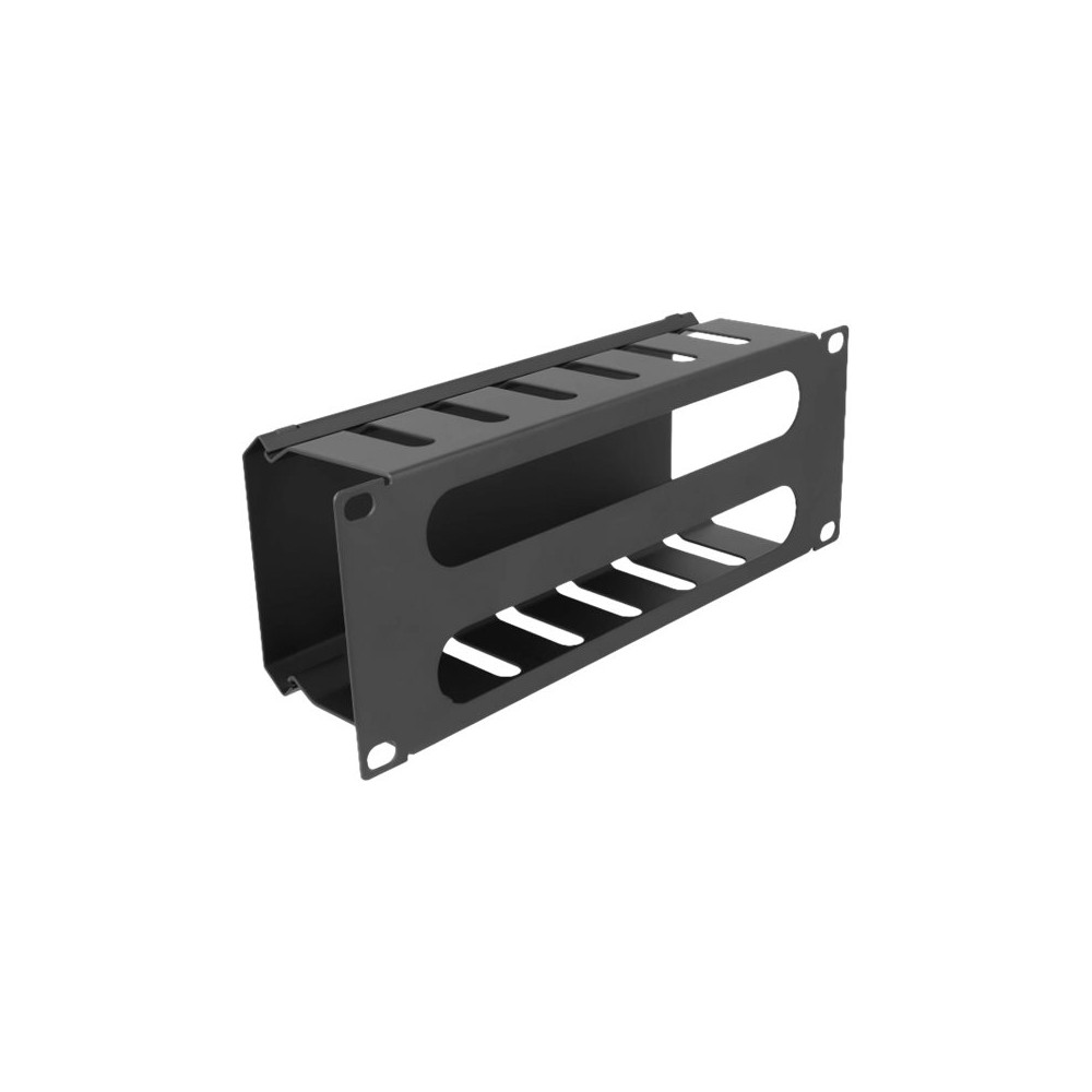 Produktbild för Delock rack cable management routing panel - 1U - 10" - with 2 openings