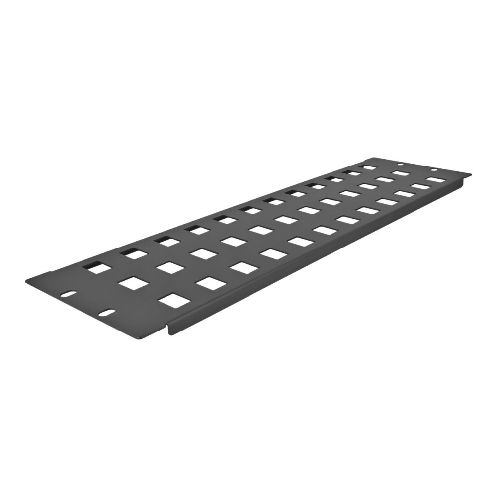 Produktbild för Delock kopplingspanel (tom) - 3U - 19" - snap-in mounting