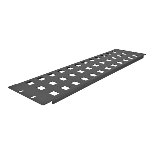 DeLOCK Delock kopplingspanel (tom) - 3U - 19" - snap-in mounting