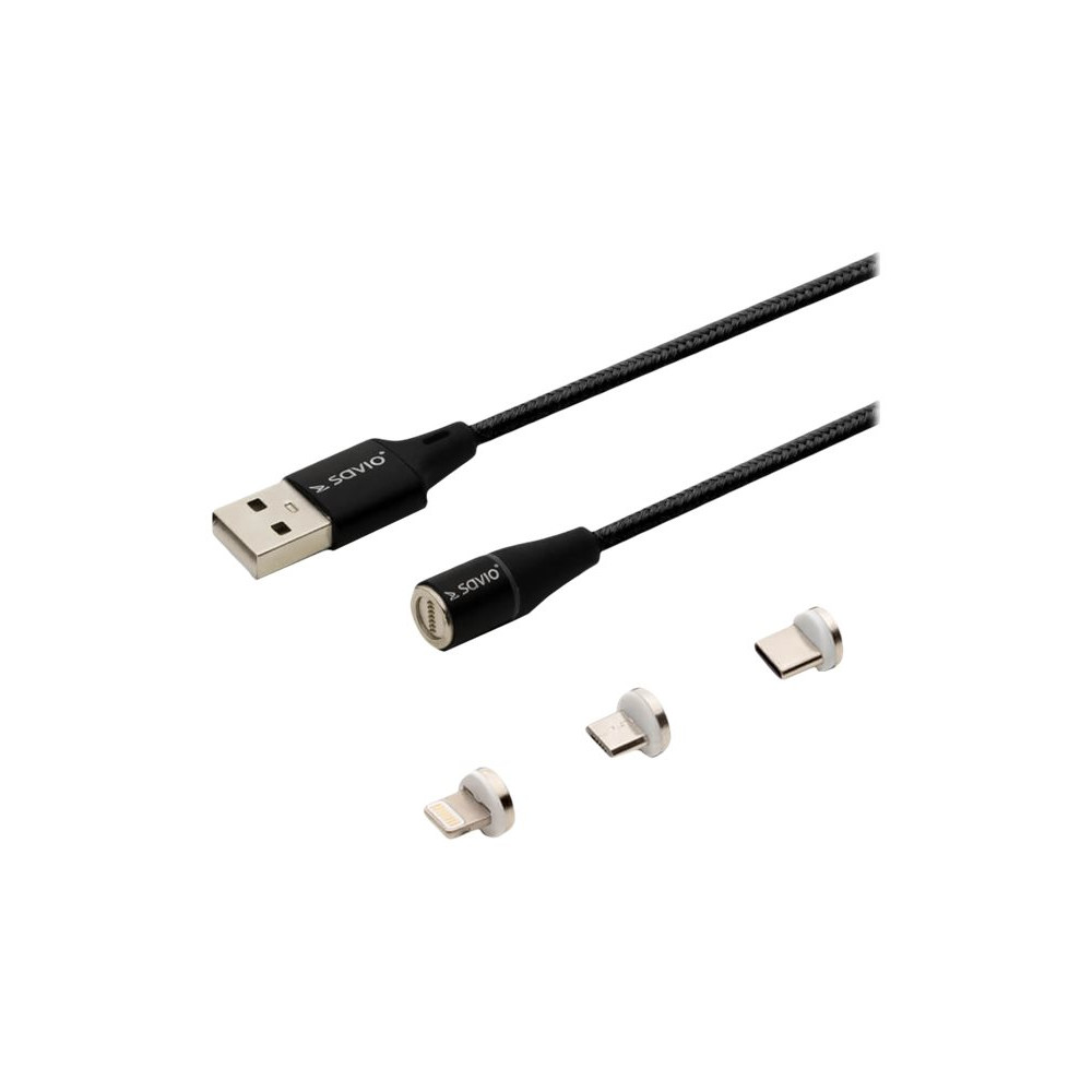 Produktbild för SAVIO CL-155 - laddnings-/datakabelsats - 2 m