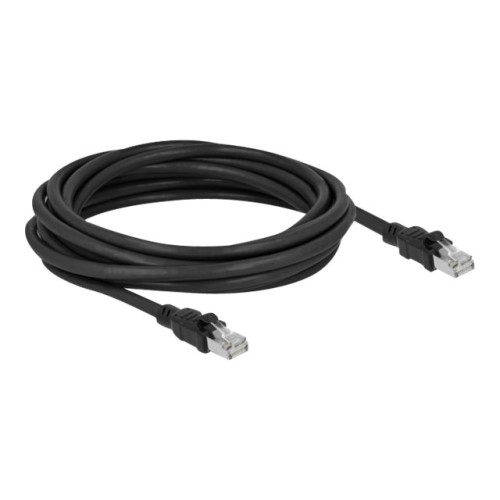 DeLOCK Delock patch-kabel - 5 m - svart