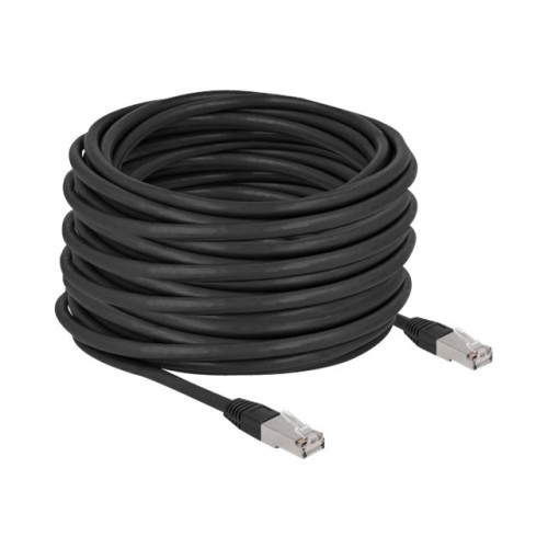 DeLOCK Delock patch-kabel - 20 m - svart