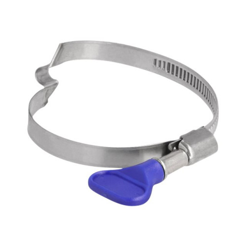DeLOCK Delock Butterfly - hose clamp - lämplig för 50 - 65 mm hose - blå (paket om 5)