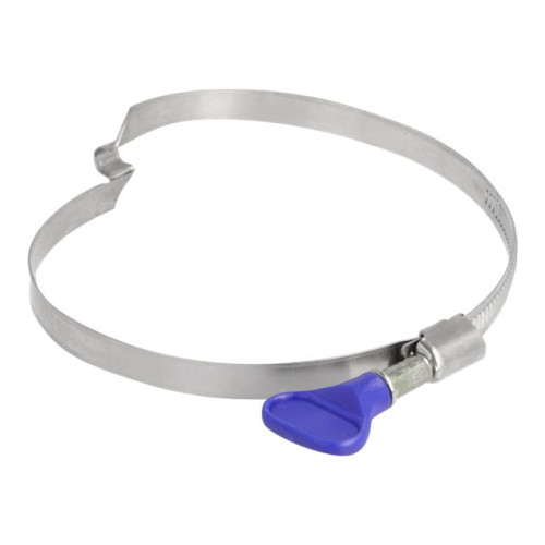 DeLOCK Delock Butterfly - hose clamp - lämplig för 80 - 100 mm hose - blå (paket om 5)