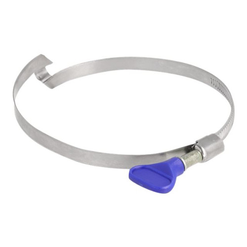 DeLOCK Delock Butterfly - hose clamp - lämplig för 80 - 100 mm hose - blå (paket om 5)
