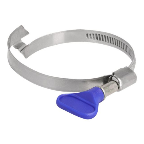 DeLOCK Delock Butterfly - hose clamp - lämplig för 50 - 60 mm hose - blå (paket om 5)