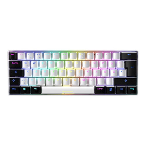 Sharkoon Sharkoon SKILLER SGK50 S4 - tangentbord - tysk - vit Inmatningsenhet