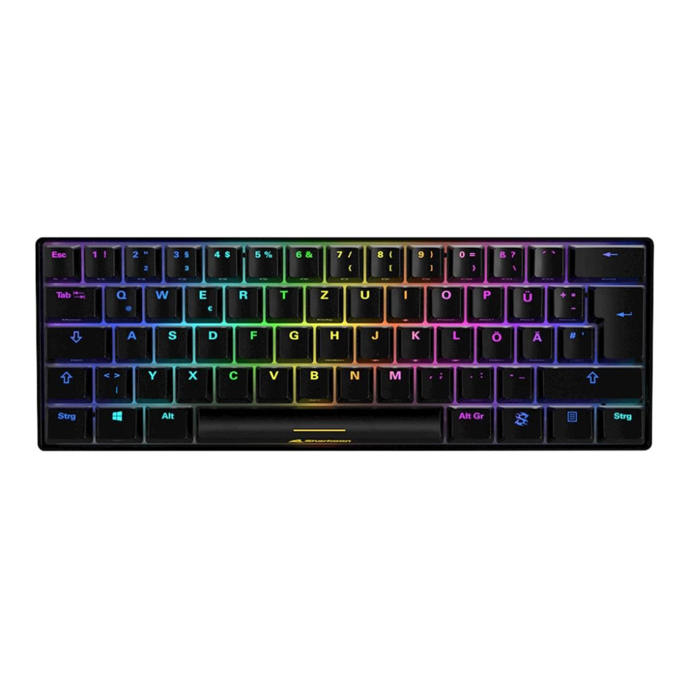 Produktbild för Sharkoon SKILLER SGK50 S4 - tangentbord - QWERTZ - tysk - svart Inmatningsenhet