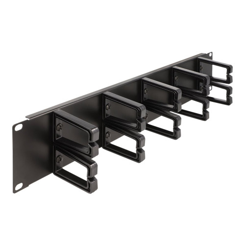 DeLOCK - rack cable management routing panel - with 10 plastic hooks - 2U - Övrigt inom datorkomponenter
