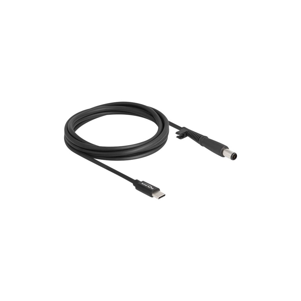 Produktbild för Delock - strömkabel - USB-C till DC-jack 7,4 x 5,0 mm - 1.5 m