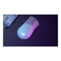 Produktbild för ASUS ROG Gladius III Wireless AimPoint - mus - 2.4 GHz, USB, Bluetooth 5.1 LE - månskensvit