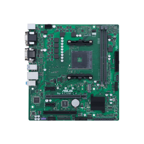 ASUSTeK COMPUTER ASUS Pro A520M-C II/CSM - moderkort - micro ATX - Socket AM4 - AMD A520