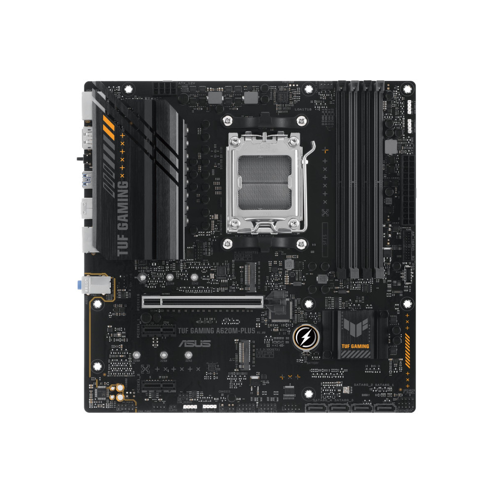 Produktbild för ASUS TUF GAMING A620M-PLUS - moderkort - micro ATX - Socket AM5 - AMD A620