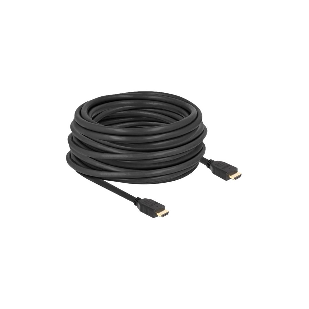 Produktbild för Delock HDMI-kabel med Ethernet - 12 m