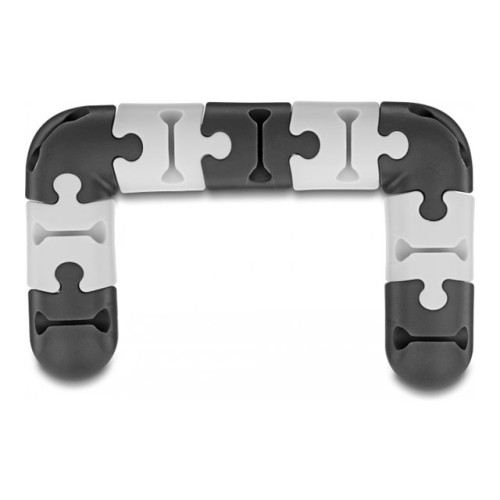 DeLOCK Delock kabelhållare - self-adhesive, modular set, 9 pieces