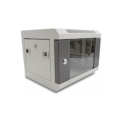 DeLOCK Delock - skåp - with glass door - 4U
