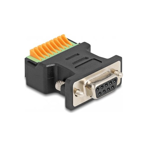 DeLOCK Delock - seriell adapter - 9-stifts terminalblock till DB-9
