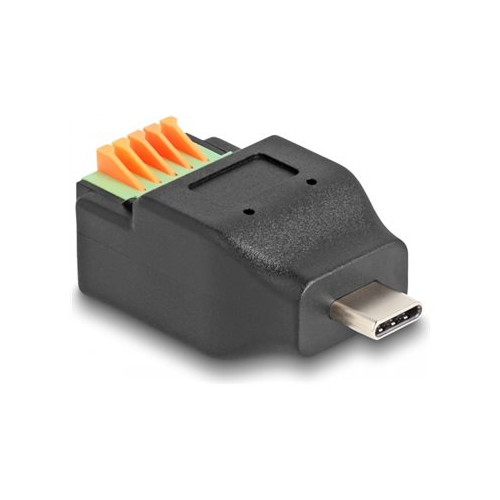 DeLOCK Delock - USB typ C-adapter - 5-stifts terminalblok till USB-C