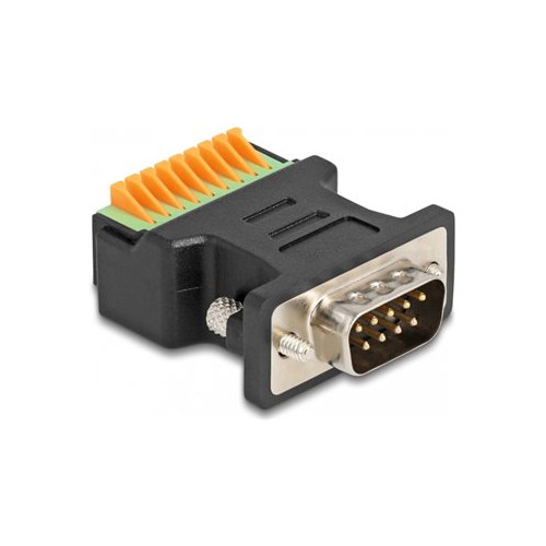 DeLOCK Delock - seriell adapter - 9-stifts terminalblock till DB-9