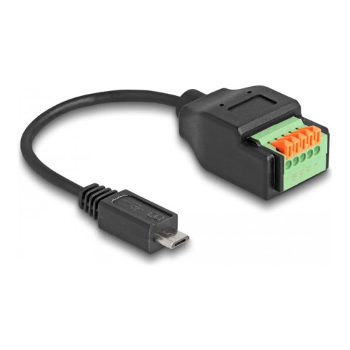 DeLOCK Delock - USB-adapter - 5-stifts terminalblok till mikro-USB typ B - 15 cm