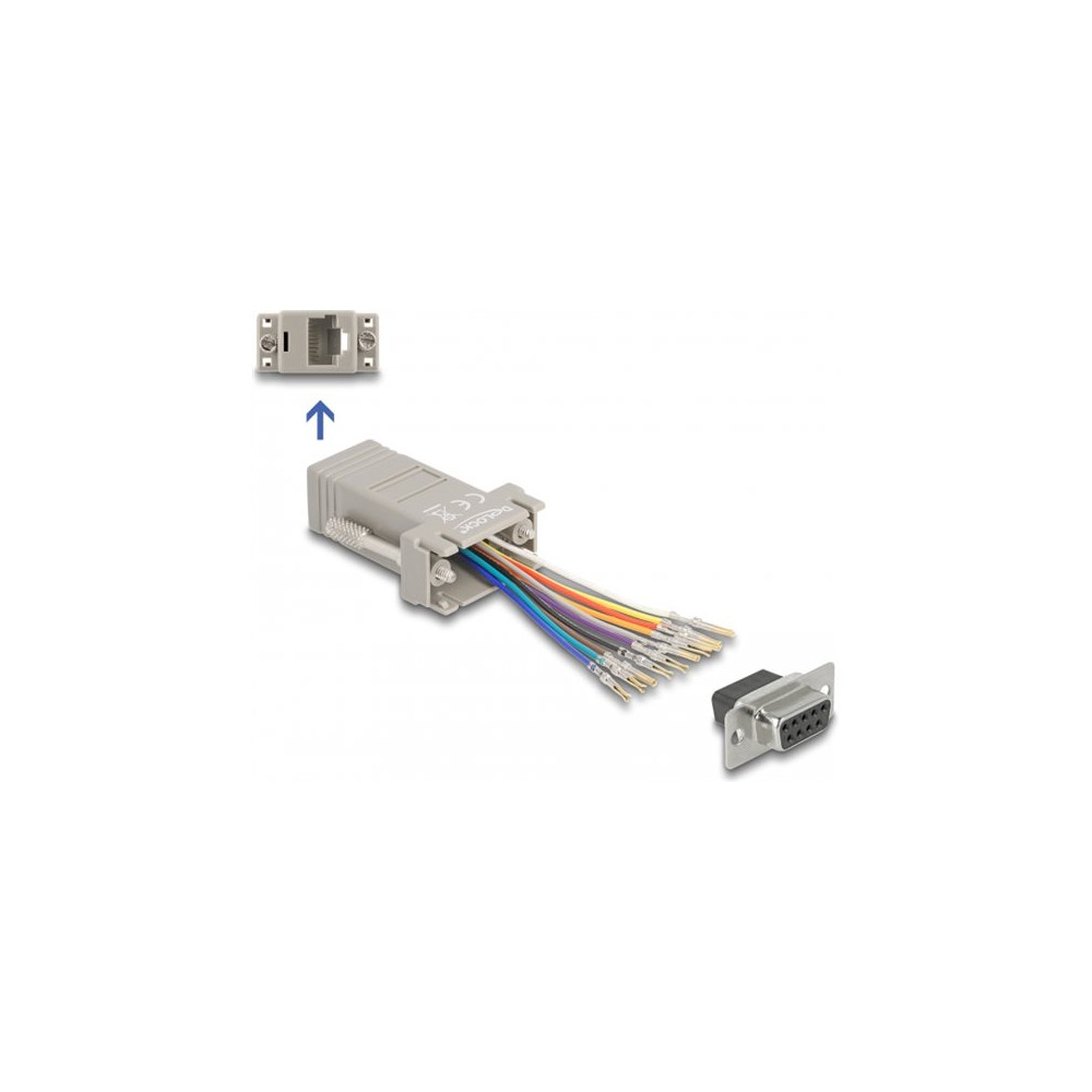 Produktbild för Delock seriell adapter - grå