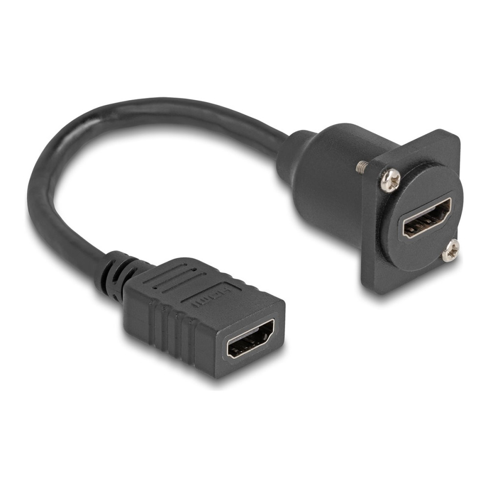 Produktbild för Delock HDMI-förlängningskabel - 20 cm
