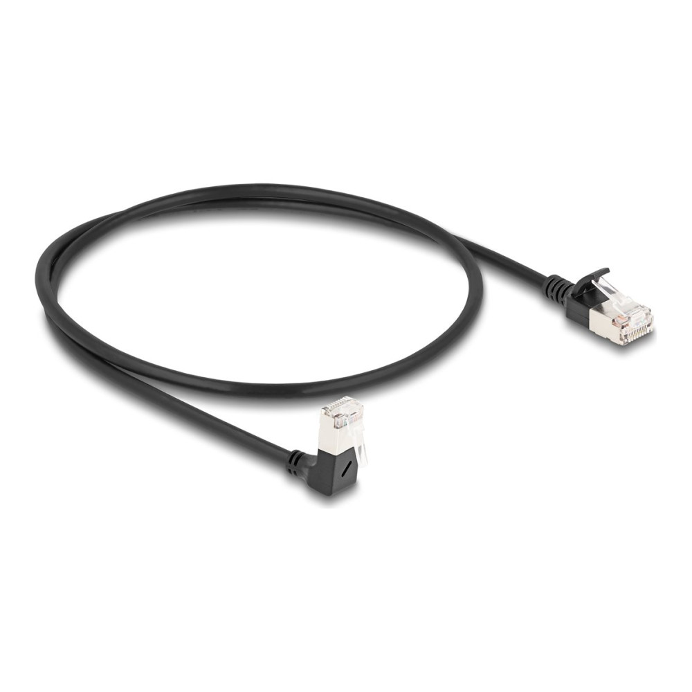 Produktbild för Delock patch-kabel - 50 cm - svart