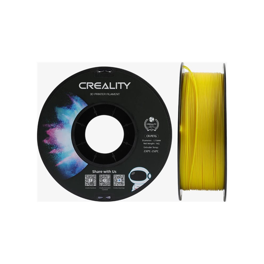 Produktbild för Creality3D - 1-rulle - gul - CR-PETG filament