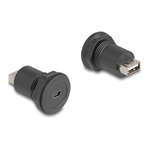 DeLOCK - USB-adapter - USB till mini-USB typ B - Adaptrar & Hubbar