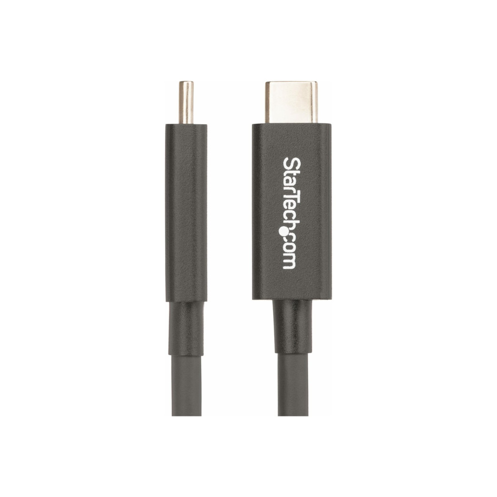 Produktbild för StarTech.com 6ft (2m) Active Thunderbolt 4 Cable, 40Gbps, 100W PD, 4K/8K, Intel Certified, Compatible w/Thunderbolt 3/USB 3.2/DisplayPort (A40G2MB-TB4-CABLE) - USB typ C-kabel - USB-C till USB-C - 2 m