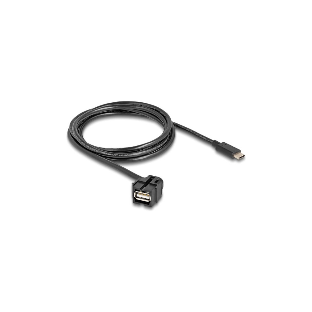 Produktbild för Delock - USB typ C-kabel - 24 pin USB-C till USB - 1.5 m