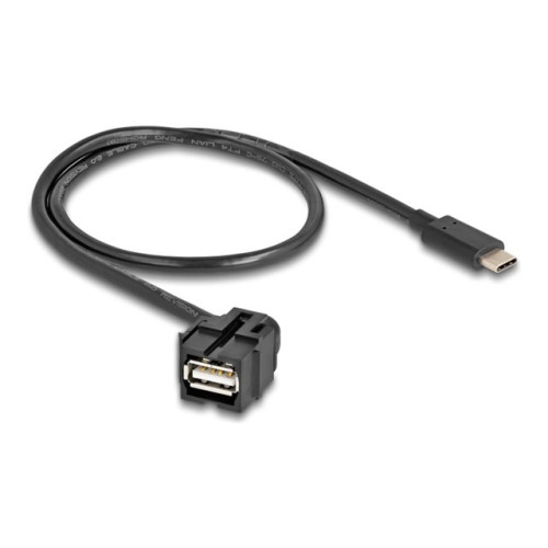 DeLOCK Delock - USB typ C-kabel - 24 pin USB-C till USB - 0.5 m