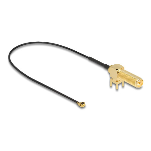 DeLOCK antennkabel - 25 cm - svart - Övrigt inom Kablar & Kontakter