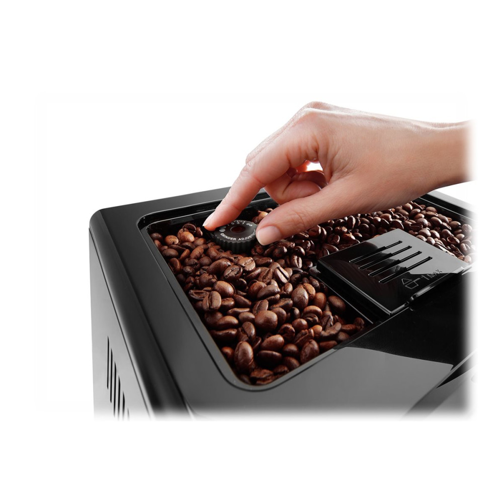 Produktbild för De'Longhi Eletta Cappuccino Evo ECAM46.860.B - automatisk kaffekokare med mjölkskummare - 15 bar - svart