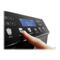 Produktbild för De'Longhi Eletta Cappuccino Evo ECAM46.860.B - automatisk kaffekokare med mjölkskummare - 15 bar - svart