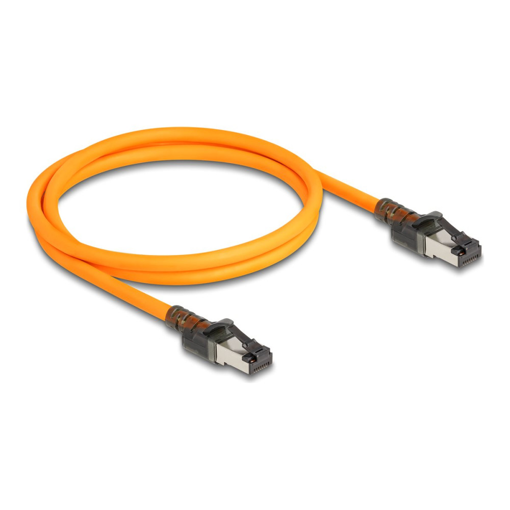 Produktbild för Delock nätverkskabel - 1 m - orange