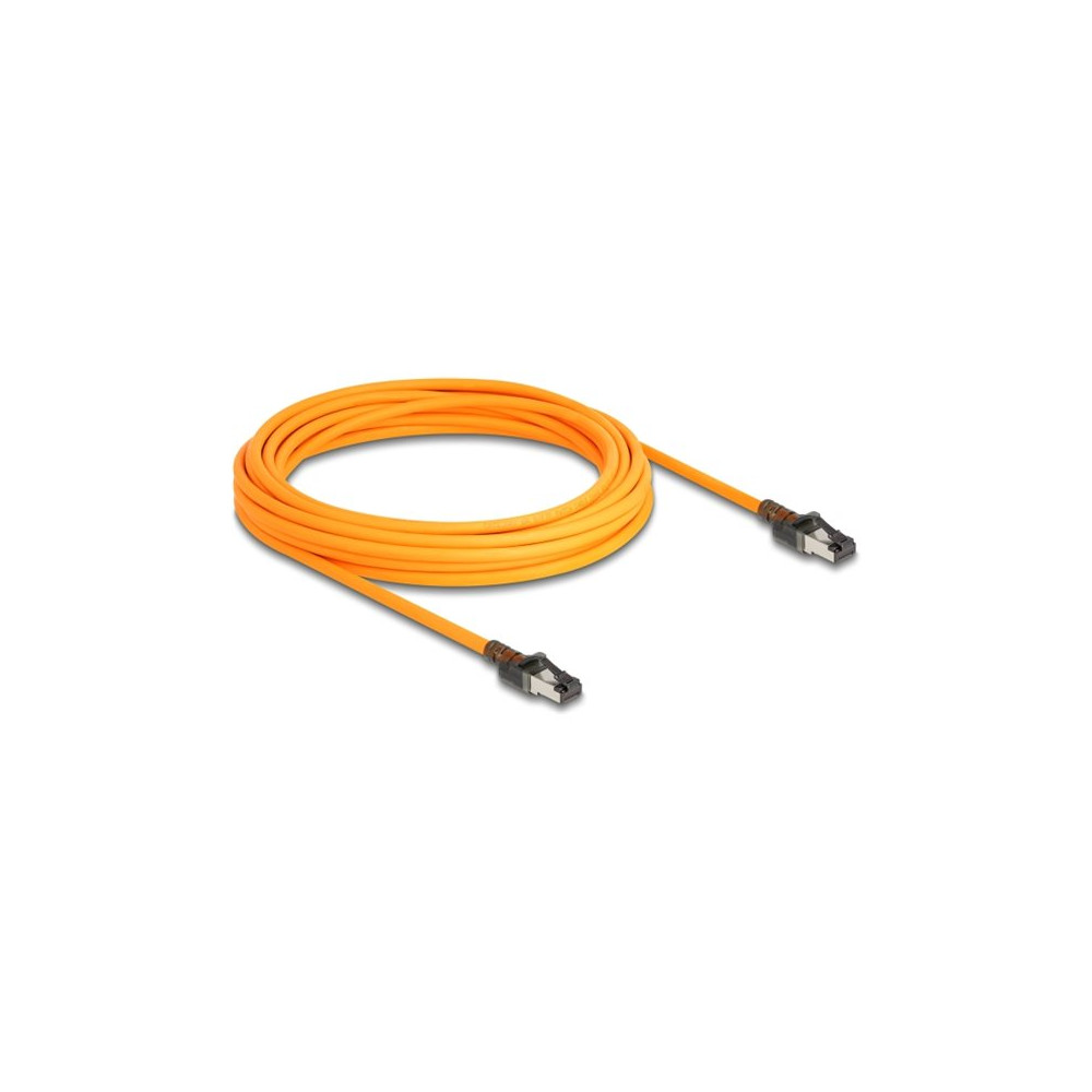 Produktbild för Delock patch-kabel - 7.5 m - orange