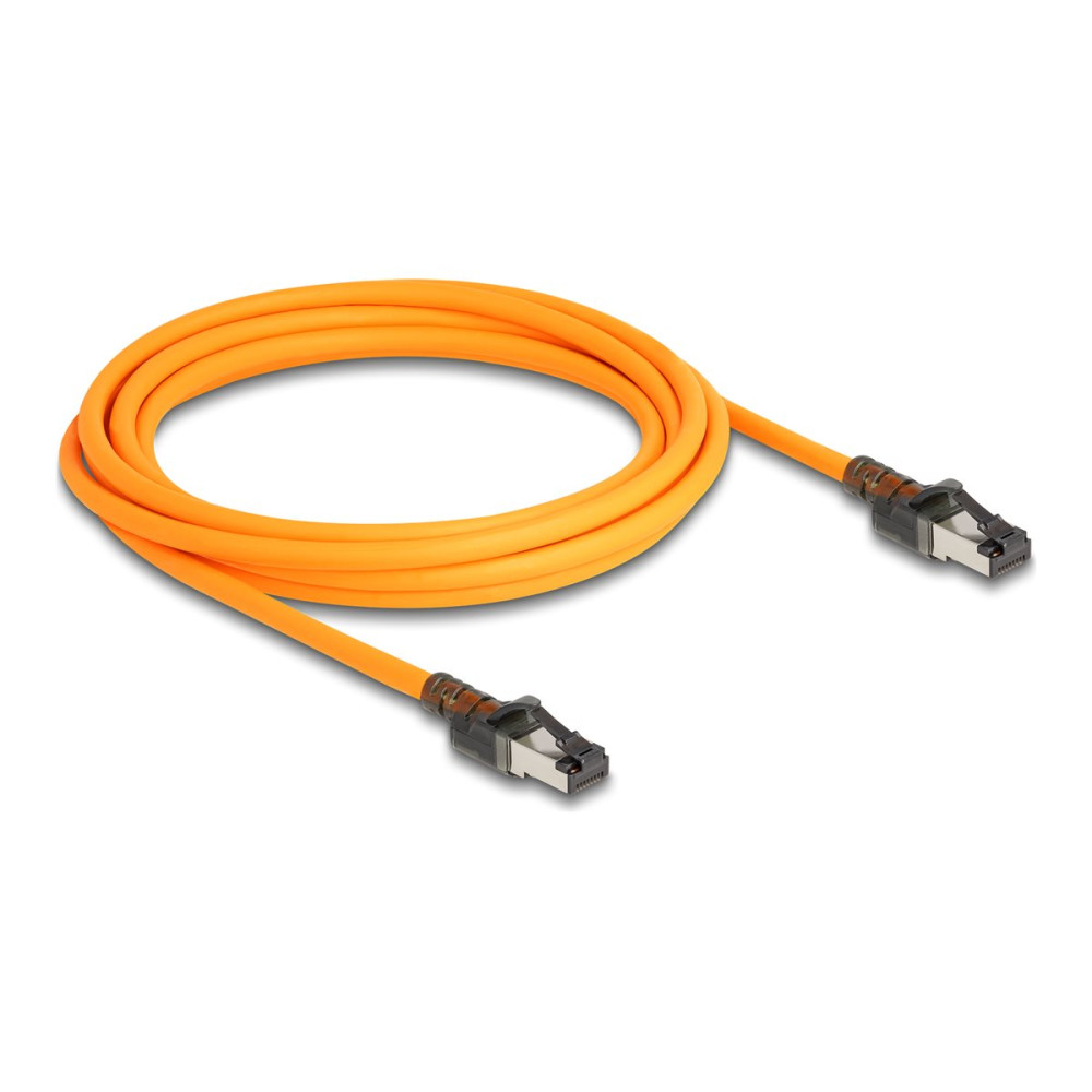 Produktbild för Delock nätverkskabel - 3 m - orange