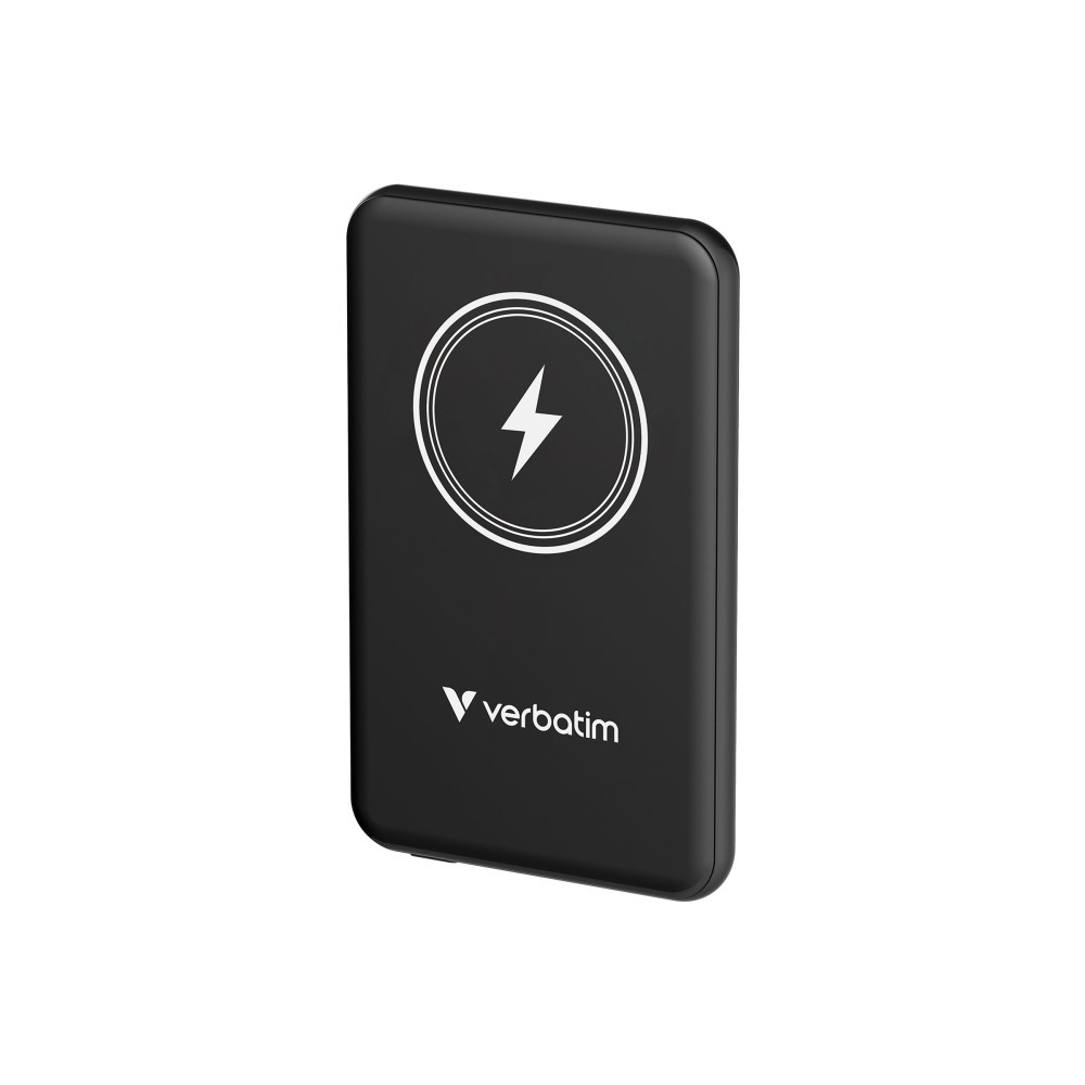 Produktbild för Verbatim Charge 'n' Go trådlös powerbank - magnetfäste - Li-pol - USB-C - 20 Watt