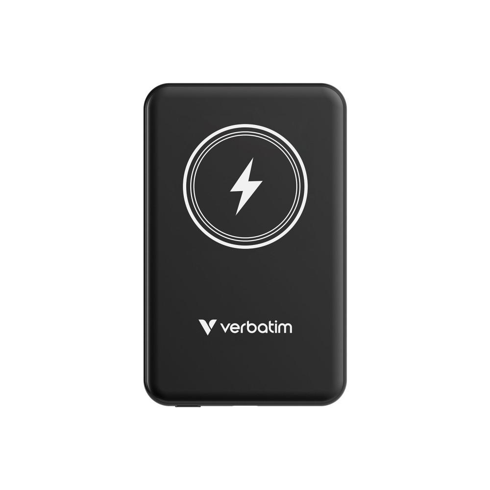Produktbild för Verbatim Charge 'n' Go trådlös powerbank - magnetfäste - Li-pol - USB-C - 20 Watt