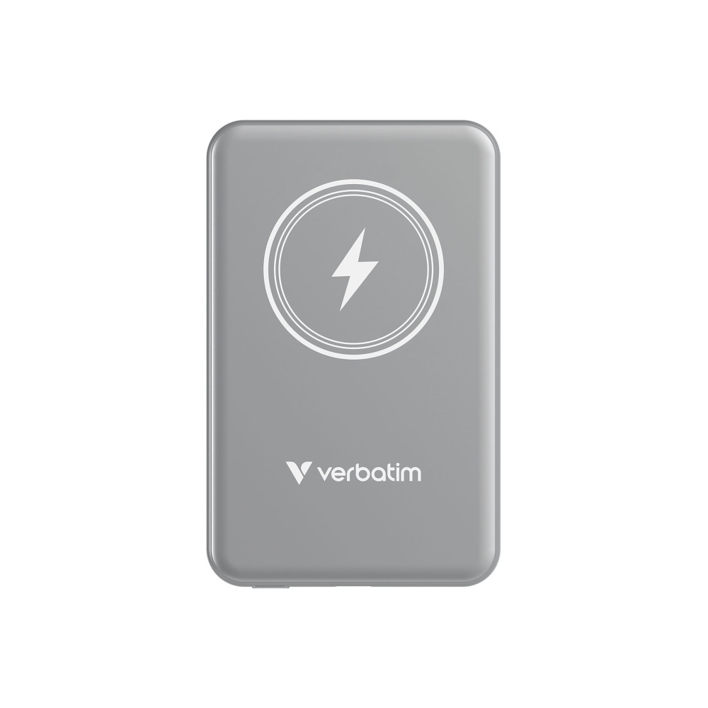 Produktbild för Verbatim Charge 'n' Go trådlös powerbank - magnetfäste - Li-pol - USB-C - 20 Watt