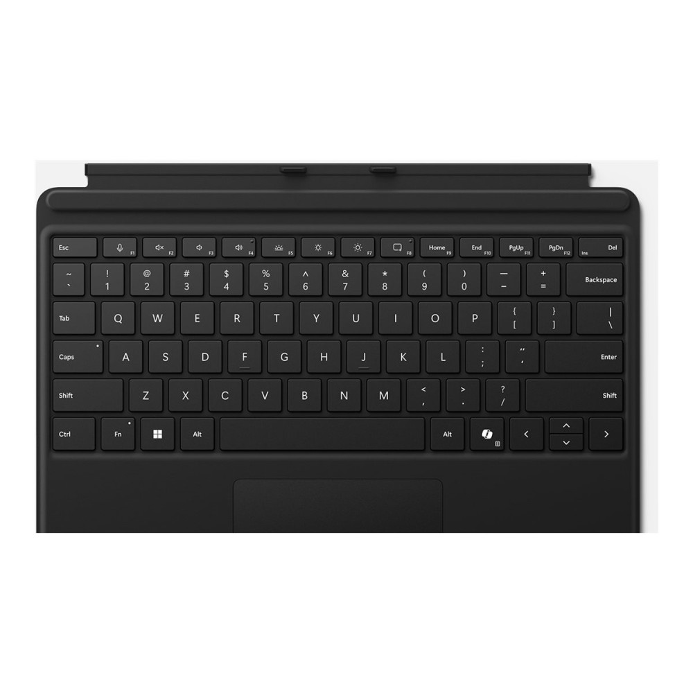 Produktbild för Microsoft - tangentbord - med pekplatta, accelerometer - QWERTZ - tysk - svart Inmatningsenhet
