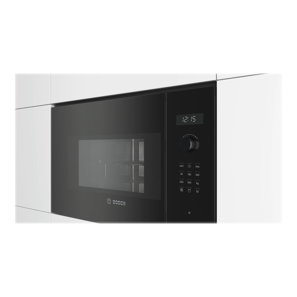 Produktbild för Bosch Serie | 6 BEL554MB0 - mikrovågsugn med grill - inbyggd - svart