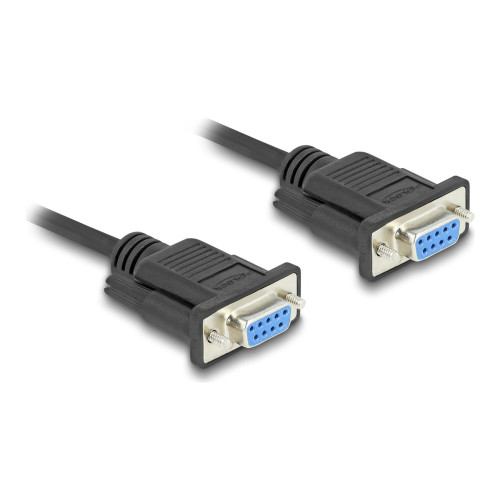 DeLOCK Delock seriell RS-232-kabel - 3 m - svart