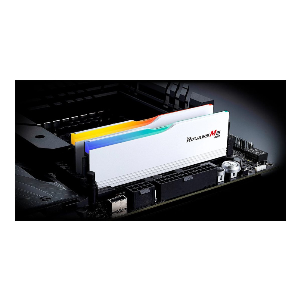 Produktbild för G.Skill Ripjaws M5 RGB F5-6000J3040F16GX2-RM5RW - DDR5 - sats - 32 GB: 2 x 16 GB - DIMM 288-pin / PC5-24000 - ej buffrad