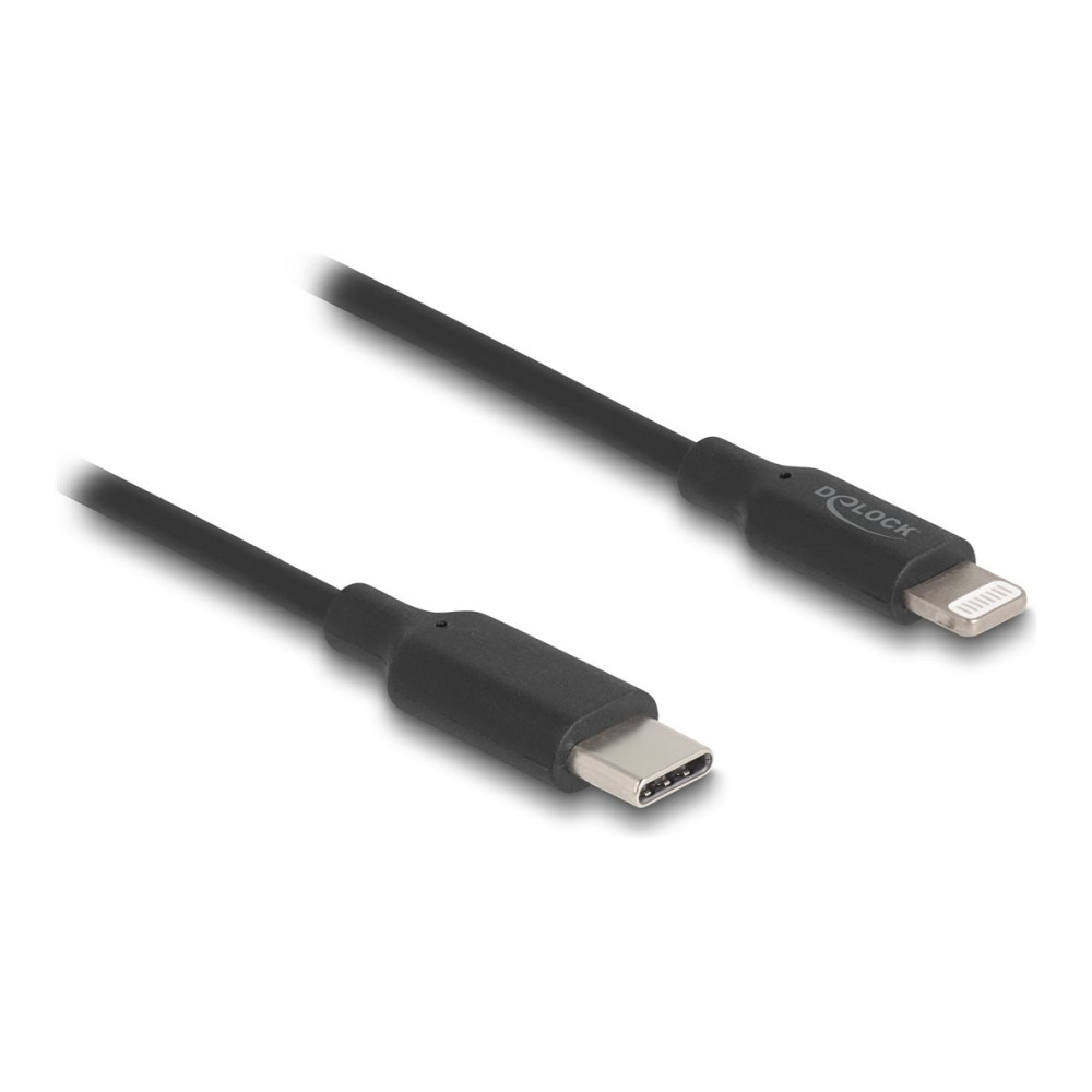 Produktbild för Delock Lightning-kabel - MFI-certifierad - 1 m