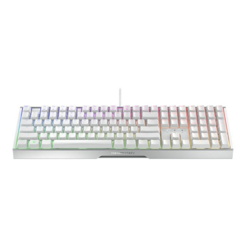 CHERRY CHERRY XTRFY MX 3.1 - tangentbord - 100% full size - QWERTZ - tysk - vit Inmatningsenhet