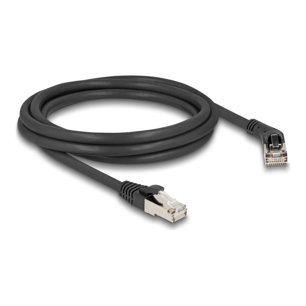 Produktbild för Delock patch-kabel - 2 m - svart